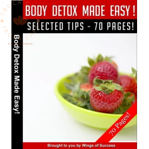 Infographic about easy body detox methods